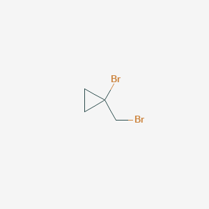 molecular formula C4H6Br2 B3260968 1-溴-1-(溴甲基)环丙烷 CAS No. 33742-80-2