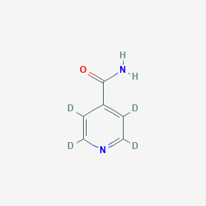 molecular formula C6H6N2O B032610 2,3,5,6-四氘代吡啶-4-甲酰胺 CAS No. 1219799-40-2