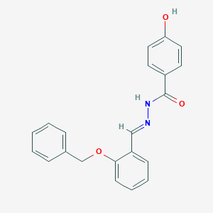 N'-[2-(benzyloxy)benzylidene]-4-hydroxybenzohydrazide