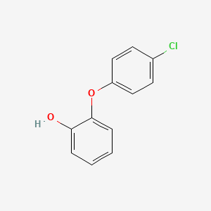 molecular formula C12H9ClO2 B3261031 2-Hydroxy-4'-chlorodiphenyl ether CAS No. 3380-46-9