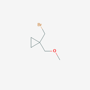 1-(Bromomethyl)-1-(methoxymethyl)cyclopropane