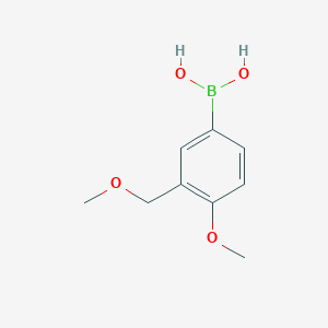 [4-Methoxy-3-(methoxymethyl)phenyl]boronic acid