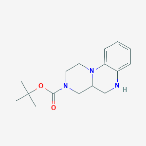 1,2,4,4a,5,6-Hexahydro-pyrazino[1,2-a]quinoxaline-3-carboxylic acid tert-butyl ester