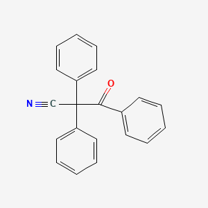 3-Oxo-2,2,3-triphenylpropanenitrile