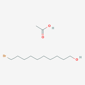 molecular formula C12H25BrO3 B3261116 1-Decanol, 10-bromo-, acetate CAS No. 33925-77-8