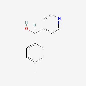 molecular formula C13H13NO B3261169 (4-Methylphenyl)(4-pyridinyl)methanol CAS No. 33974-28-6