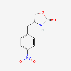 4-[(4-Nitrophenyl)methyl]-1,3-oxazolidin-2-one