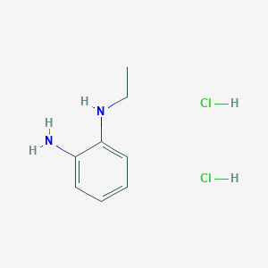 molecular formula C8H14Cl2N2 B3261210 1-N-Ethylbenzene-1,2-diamine dihydrochloride CAS No. 340155-27-3