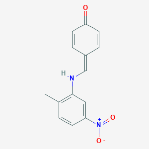 4-[(2-methyl-5-nitroanilino)methylidene]cyclohexa-2,5-dien-1-one