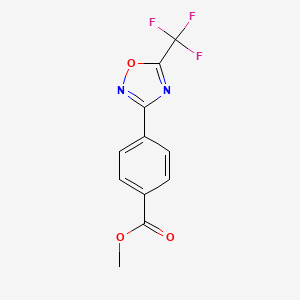 Methyl 4-(5-trifluoromethyl-1,2,4-oxadiazol-3-yl)benzoate