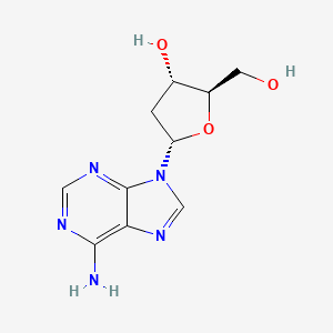 molecular formula C10H13N5O3 B3261283 Adenine deoxyribonucleoside CAS No. 3413-66-9