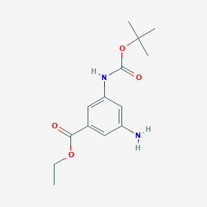 3-Amino-5-Boc-amino-benzoic acid ethyl ester