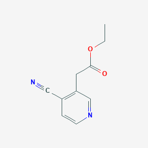 Ethyl 2-(4-cyanopyridin-3-YL)acetate
