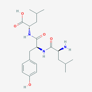 molecular formula C21H33N3O5 B3261403 Leucyl-tyrosyl-leucine CAS No. 34337-48-9
