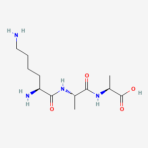 molecular formula C12H24N4O4 B3261434 Lys-ala-ala CAS No. 34385-54-1