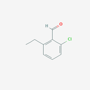 molecular formula C9H9ClO B3261438 2-Chloro-6-ethylbenzaldehyde CAS No. 343850-74-8