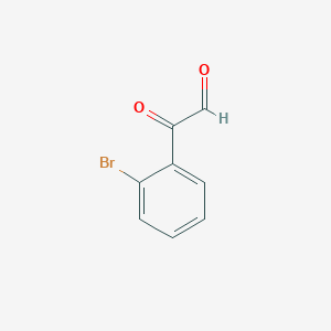 molecular formula C8H5BrO2 B3261459 2-(2-Bromophenyl)-2-oxoacetaldehyde CAS No. 343864-79-9