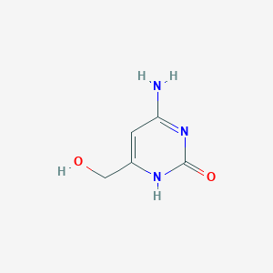 molecular formula C5H7N3O2 B3261464 4-amino-6-hydroxymethyl-1H-pyrimidin-2-one CAS No. 34387-05-8