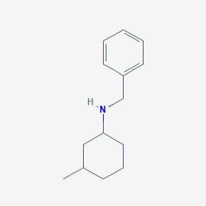 molecular formula C14H21N B3261477 N-benzyl-3-methylcyclohexan-1-amine CAS No. 343953-86-6