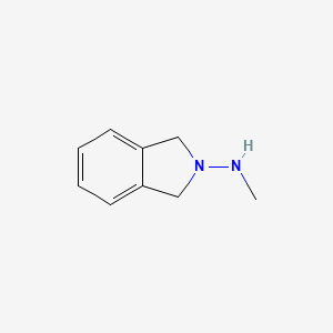 molecular formula C9H12N2 B3261502 N-Methylisoindolin-2-amine CAS No. 344294-71-9