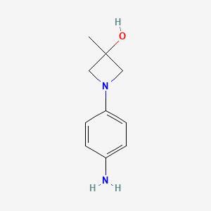 1-(4-aminophenyl)-3-methyl-3-Azetidinol