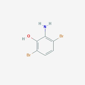 molecular formula C6H5Br2NO B3261557 2-Amino-3,6-dibromophenol CAS No. 344615-06-1