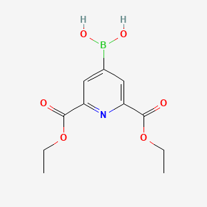 (2,6-Bis(ethoxycarbonyl)pyridin-4-yl)boronic acid