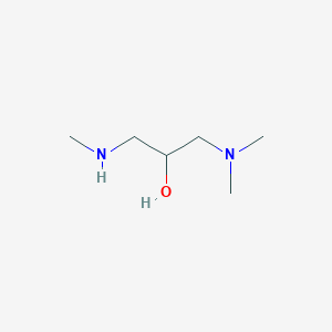 molecular formula C6H16N2O B3261595 [3-(Dimethylamino)-2-hydroxypropyl](methyl)amine CAS No. 34569-34-1