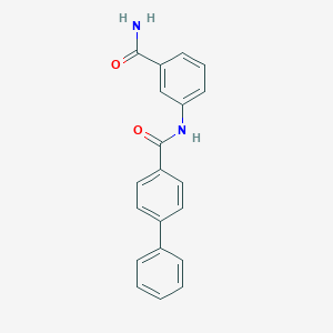 N-(3-carbamoylphenyl)biphenyl-4-carboxamide