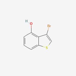 molecular formula C8H5BrOS B3261605 3-Bromo-1-benzothiophen-4-ol CAS No. 34576-99-3
