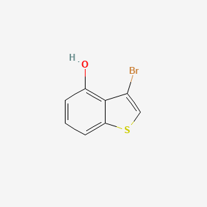 molecular formula C8H5BrOS B3261605 3-溴-1-苯并噻吩-4-醇 CAS No. 34576-99-3