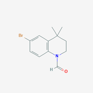 6-Bromo-4,4-dimethyl-3,4-dihydroquinoline-1(2H)-carbaldehyde