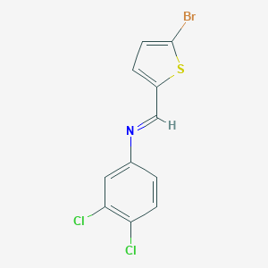 N-[(5-bromo-2-thienyl)methylene]-N-(3,4-dichlorophenyl)amine