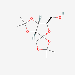 molecular formula C12H20O6 B3261639 1,2:3,4-di-O-isopropylidene-beta-D-psicofuranose CAS No. 34626-95-4