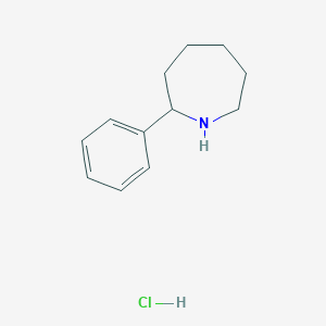 molecular formula C12H18ClN B3261671 2-Phenylazepane hydrochloride CAS No. 3466-83-9