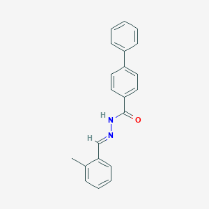 N'-(2-methylbenzylidene)-4-biphenylcarbohydrazide