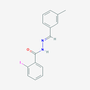 molecular formula C15H13IN2O B326169 2-iodo-N'-(3-methylbenzylidene)benzohydrazide 