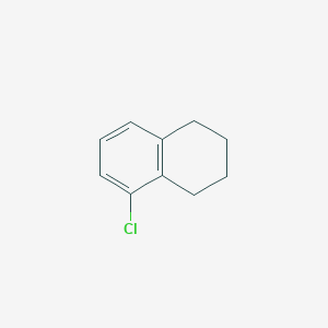 molecular formula C10H11Cl B3261696 5-氯-1,2,3,4-四氢萘 CAS No. 3468-80-2