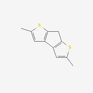 molecular formula C11H10S2 B3261734 2,5-二甲基-7H-环戊并[1,2-b:4,3-b']二噻吩 CAS No. 347248-59-3