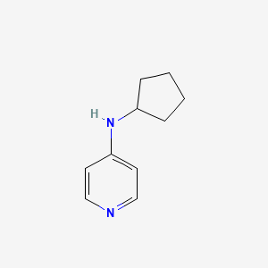 molecular formula C10H14N2 B3261824 N-cyclopentylpyridin-4-amine CAS No. 34844-88-7