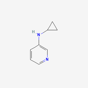 molecular formula C8H10N2 B3261836 N-cyclopropylpyridin-3-amine CAS No. 348579-20-4