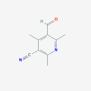 molecular formula C10H10N2O B3261870 5-Formyl-2,4,6-trimethylnicotinonitrile CAS No. 34940-39-1