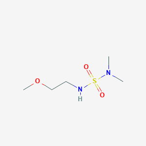 molecular formula C5H14N2O3S B3261890 [(2-Methoxyethyl)sulfamoyl]dimethylamine CAS No. 349420-95-7