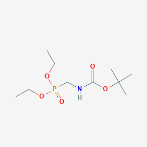 molecular formula C10H22NO5P B3261917 tert-butyl N-(diethoxyphosphorylmethyl)carbamate CAS No. 350027-05-3