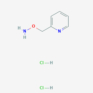 molecular formula C6H10Cl2N2O B3261928 O-[(pyridin-2-yl)methyl]hydroxylamine dihydrochloride CAS No. 35012-54-5