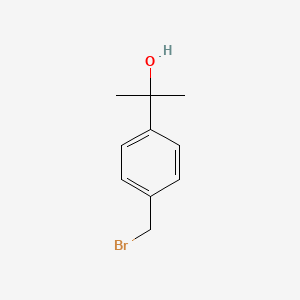 molecular formula C10H13BrO B3261956 2-(4-(Bromomethyl)phenyl)propan-2-ol CAS No. 350236-74-7