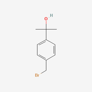 molecular formula C10H13BrO B3261956 2-(4-(溴甲基)苯基)丙烷-2-醇 CAS No. 350236-74-7