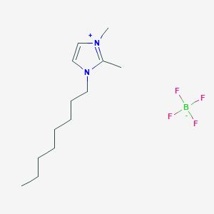 molecular formula C13H25BF4N2 B3261982 1-辛基-2,3-二甲基咪唑四氟硼酸盐 CAS No. 350493-10-6