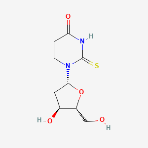 1-[(2R,4S,5R)-4-hydroxy-5-(hydroxymethyl)oxolan-2-yl]-2-sulfanylidenepyrimidin-4-one