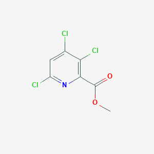 molecular formula C7H4Cl3NO2 B3262004 Methyl 3,4,6-trichloropyridine-2-carboxylate CAS No. 350602-02-7